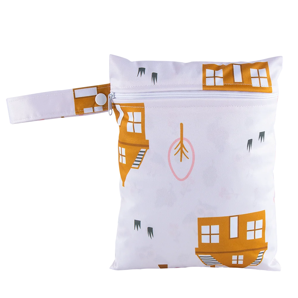 Reusable Waterproof Wet Dry Bag for Baby Cloth Diapers - Multifunction Baby Care Bag, Easy to Clean for Mom’s Daily & Travel Use - Image 39