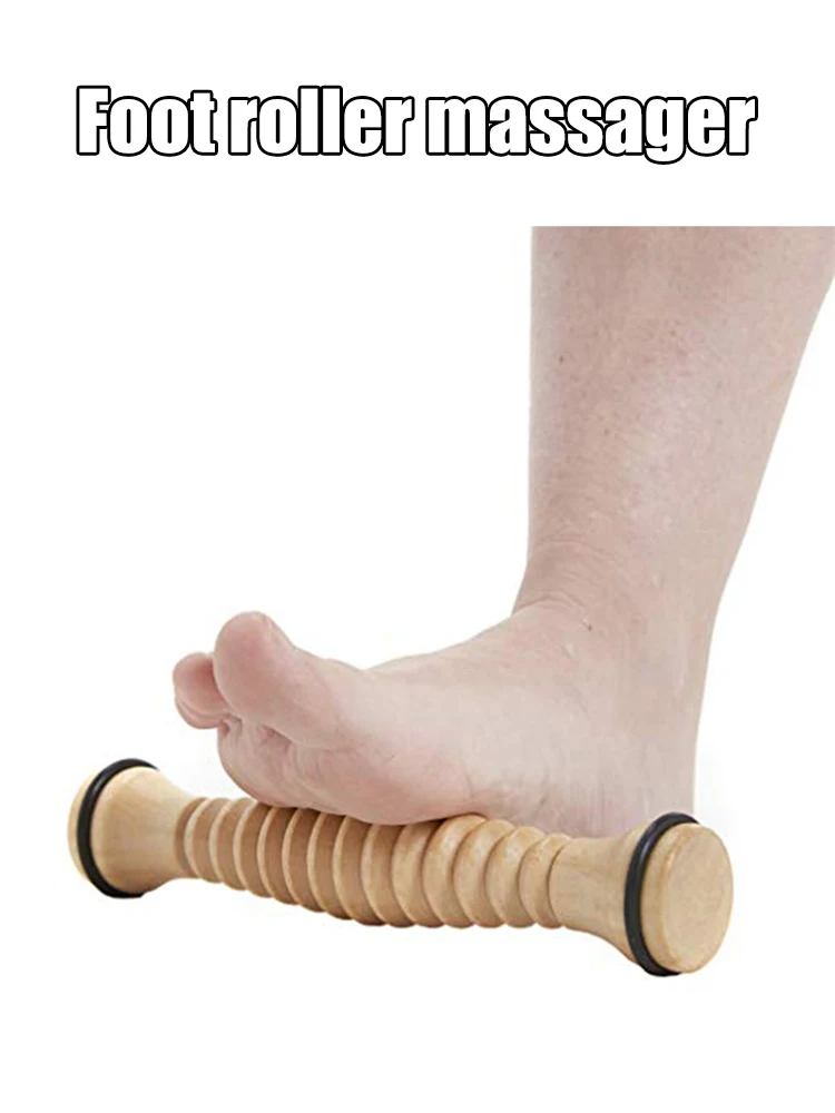 Wooden Massager Body Back Wooden Foot Roller, Foot Massager for Plantar Fasciitis, Stress Relief, Relaxation - Image 12