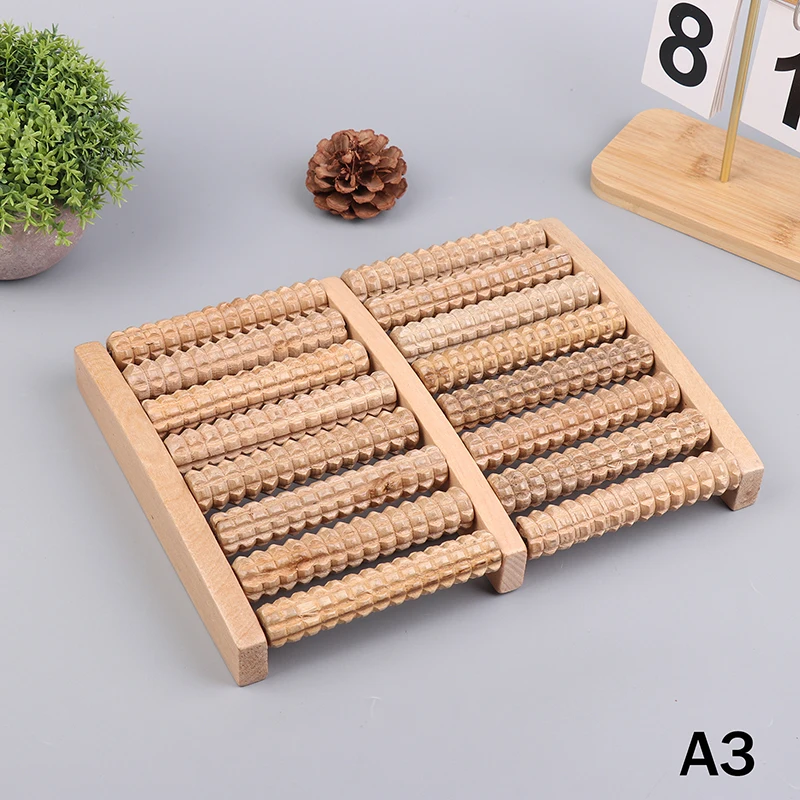 Wooden Foot Massager,5/6/7/8 Row Roller Massager Multi-Point Foot Therapy Rubbing Massage Promote The Circulation Of Blood - Image 10