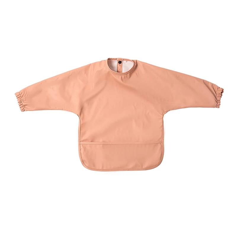 Waterproof Newborn Baby Bibs Children's Painting Smock Bib with Long Sleeves for Boys Girls Easy Clean Feeding Apron Baby Stuff - Image 18