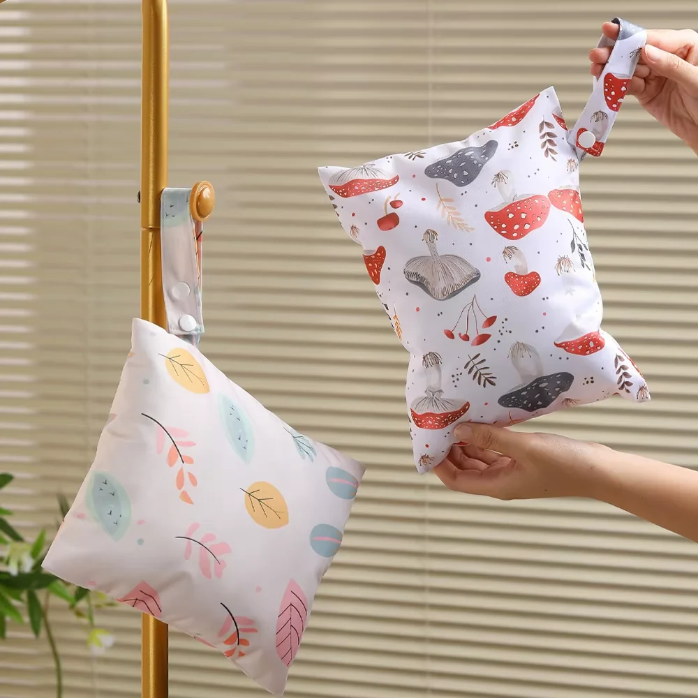 Reusable Waterproof Wet Dry Bag for Baby Cloth Diapers - Multifunction Baby Care Bag, Easy to Clean for Mom’s Daily & Travel Use - Image 6