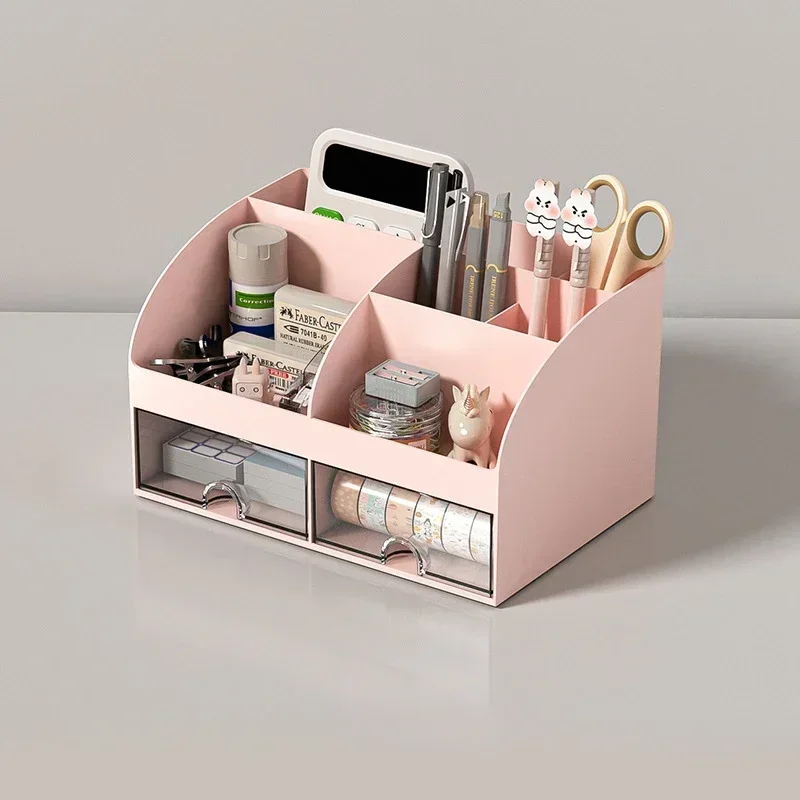 Stationary Organizer For Desk Stationery Holder Desk Makeup Organizer Storage Box Stationery Accessories Pen Organizer - Image 8