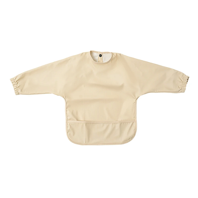 Waterproof Newborn Baby Bibs Children's Painting Smock Bib with Long Sleeves for Boys Girls Easy Clean Feeding Apron Baby Stuff - Image 13